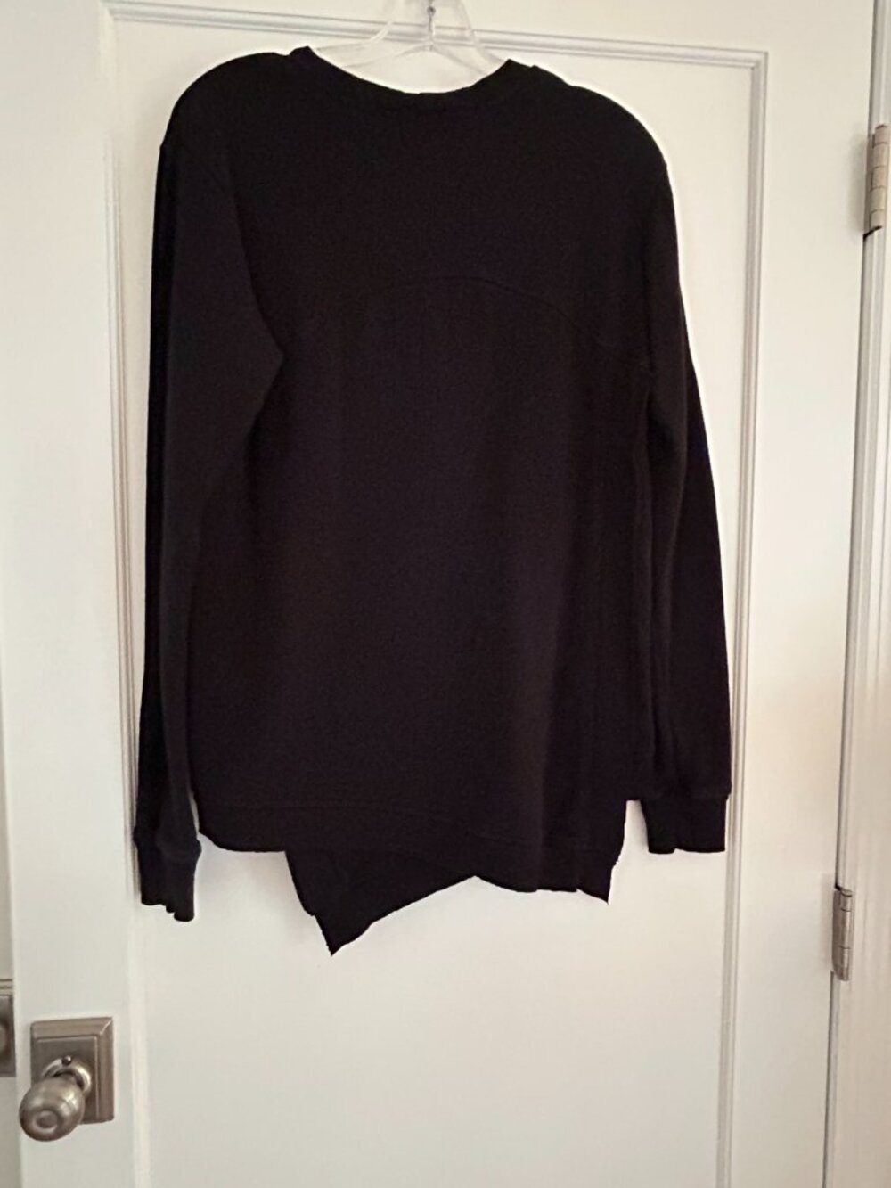 Wilt Black Sweatshirt with crisscross back detail